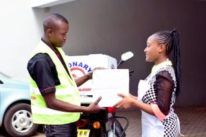 Leonary parcel delivery fleet Nairobi